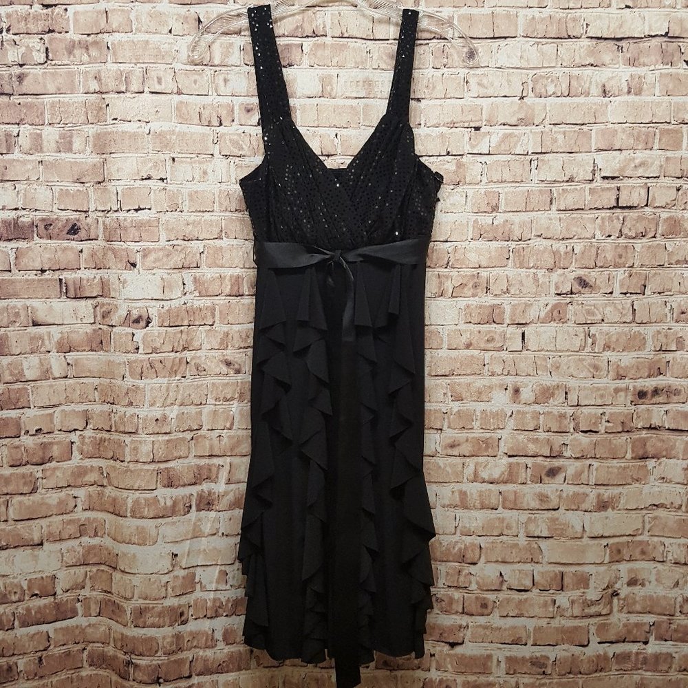 connected apparel Dress Cocktail Little Black Size 6 NWT